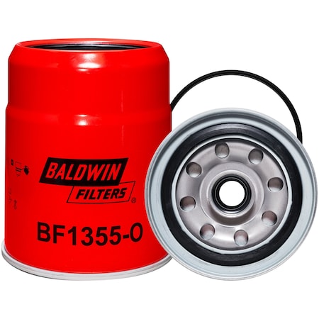 Baldwin Filters Fuel/Water Separator, 6-5/16x4-7/8 In BF1355-O